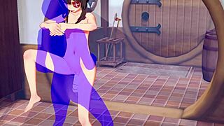 konosuba hentai - megumin gets creampie fucked - japanese asian manga anime game porn 😈