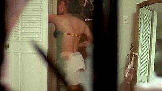 check out this sexy majorette in a bikini by the pool