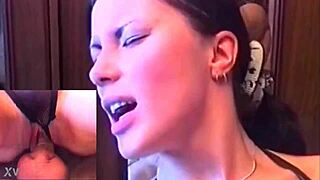 Gorgeous Jana Rides in Lingerie