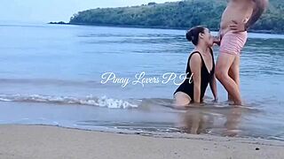 Hey dude, wanna ride me hard on this public beach today?