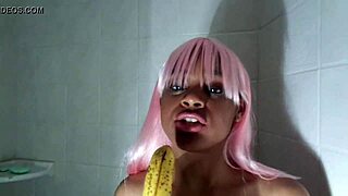 Black bitch faces racial humiliation in first video with harsh play.