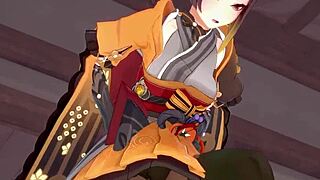 chiori blowjob sex 1 genshin impact full pov on sheer fantasyking3