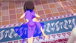 konosuba hentai - megumin gets creampie fucked - japanese asian manga anime game porn 😈