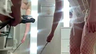 Rita fox and sugar nadya play with sex toys and whip