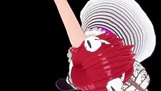 JK magical warrior falls to male domination and squirting in hentai