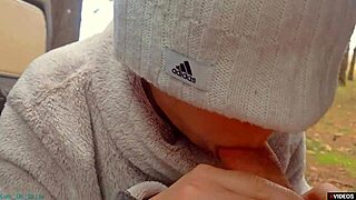 blowjob milf whore from highway, cum on face