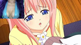 Husband consoles with stepdaughters in hentai orgy! 😈