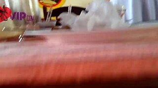 cristina almeida flashing in restaurant, filmed by cuckold husband 😏