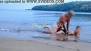 Hey dude, wanna ride me hard on this public beach today?