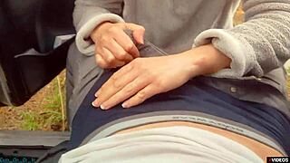 blowjob milf whore from highway, cum on face