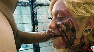 I teach my zombie friend to fuck with big tits and ass in quickie