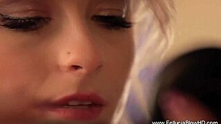 Milf lover enjoys giving deepthroat blowjob with facial cumshot. She craves every drop!