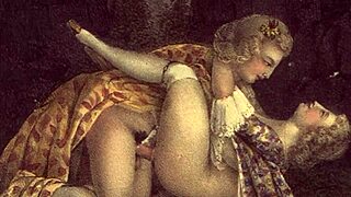 vintage illustration from antique cartoon collection