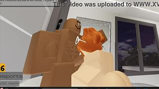 redhead snowbunny takes care of her daddy