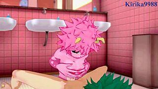 Kyoka, Mina, and Izuku in Intense Hentai Sex 😍