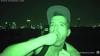 I'm a sex-crazed insomniac doing infrared ass play