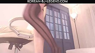 Watch this Korean camgirl giving a very sexy Kpop themed blowjob show