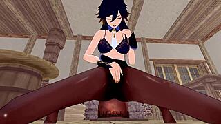 yo, genshin impact got me jerking to taiwanese big tits action