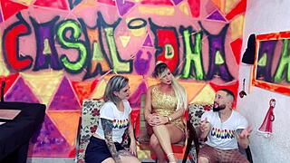 beatriz sampaio comes for an interview and gets interviewed