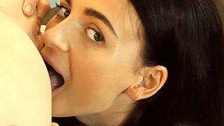 Rim4k handsome guy makes breakfast while wife worships his ass.