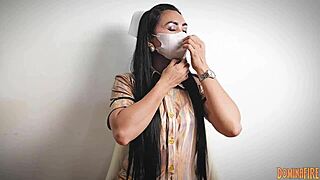 Nurse Dominates Patient With Latex Gloves!