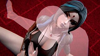 Listen to Oppai Raven moan as she squirts during sex.