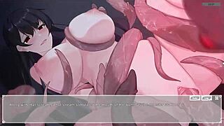 i can't stop watching this hentai gangbang monster action!