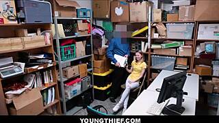 Tiny Blonde Thief Catarina Petrov Fucks Wrex Oliver To Escape Shop Bust