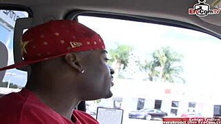 Busty Brunette Receives Cumshot On Silicone Tits From Big Black Cock