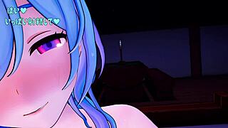 Genshin Ganyu pet in wild 3D hentai action, oh my!