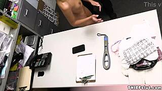 i got caught shoplifting, so i offered my tight asian pussy, mina luxx, for mercy.