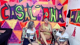 beatriz sampaio comes for an interview and gets interviewed