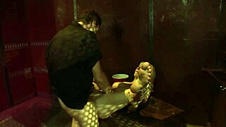 Cherry sucking dick through bars, then getting fucked hard in the ass!