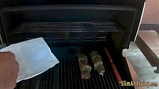 Big Booty Latina Sucking Dick!