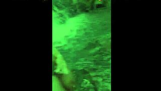 Paty and Jhony were caught at the waterfall.