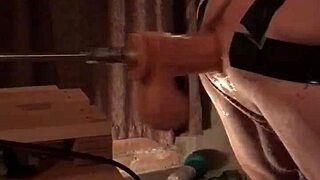 feels so good using this dildo machine to pound myself hard every night