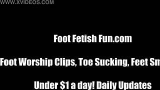 lick and suck our toes like a good boy 😘