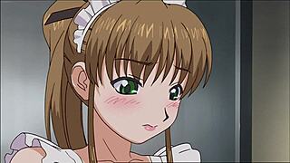 Cute maid in stockings craves uncensored hentai sex