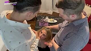 Unbelievable! New tenants join agent Divinamaruuu for steamy workout threesome