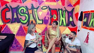 beatriz sampaio comes for an interview and gets interviewed