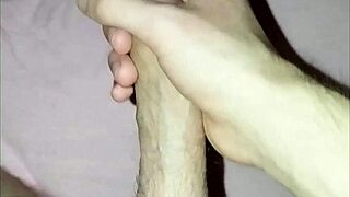 Intense dick solo play session