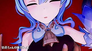 Genshin Ganyu pet in wild 3D hentai action, oh my!