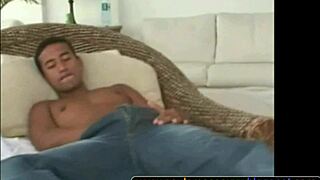 Young stud shows off monster 25cm cock