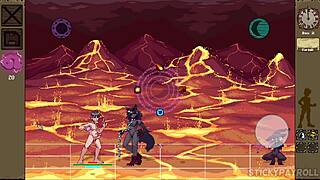 Hot thick anime girlfriend fucks big cock in hentai game