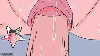 Raunchy sex scene with Saber Tits; Naruto hentai anime moaning