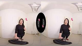 Tsvirtuallovers.com - Crossdresser Stroking Hard Cock in Virtual Reality Sex POV Scene