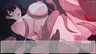 i can't stop watching this hentai gangbang monster action!