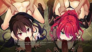 Nightmare and vampire encounter in anime hentai part 1