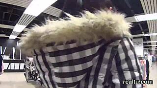 Charming Czech Teen Seduced at Mall for POV Penetration