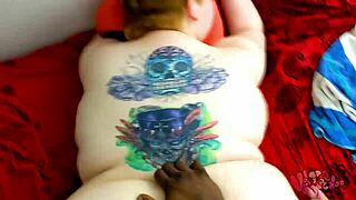 A beautiful wife Keep on cheating her husband and lets him makes her a pregnant with his unshaven sperm
